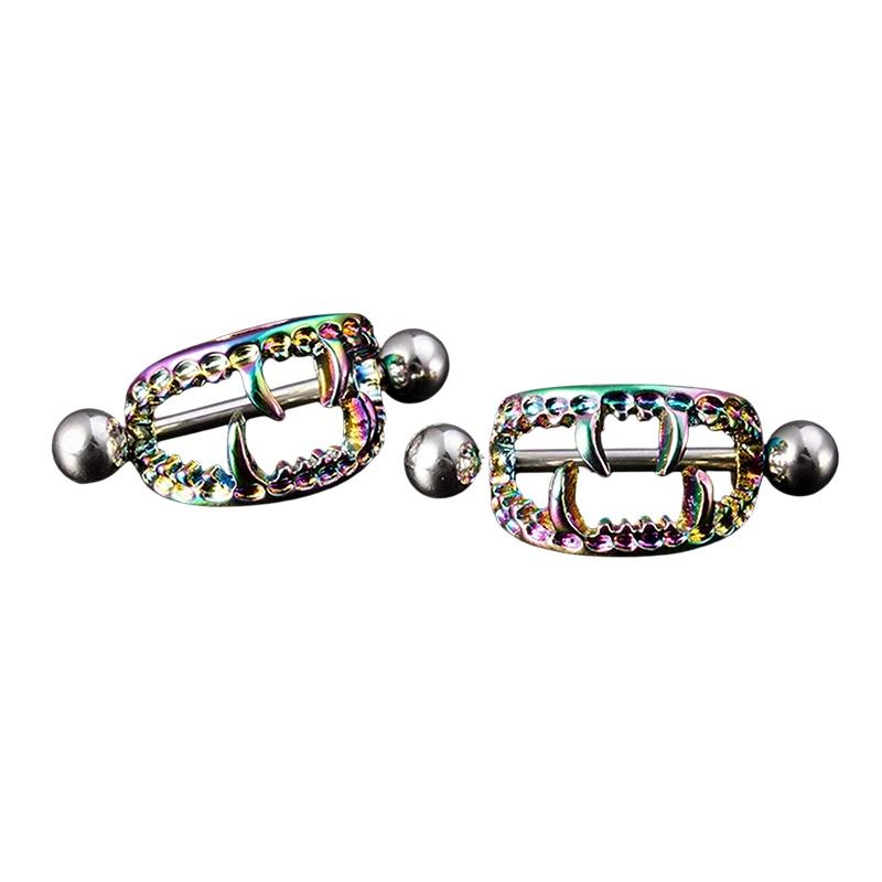 Body Jewelry Nipple Rings - 【AD】1pcs Stainless Steel Nipple Ring Piercing