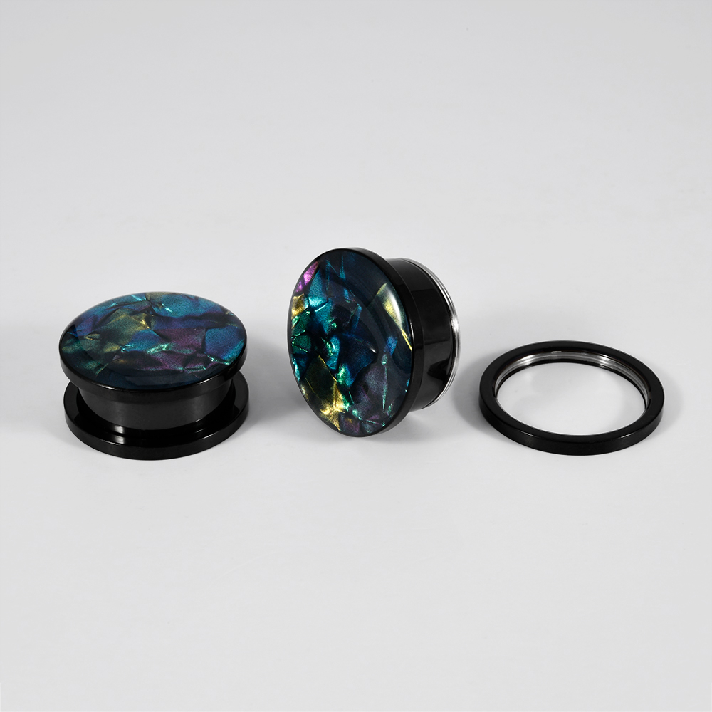 1PC Stainless Steel Mix Colors - Body Jewelry Ear Plugs recensione e prezzo
