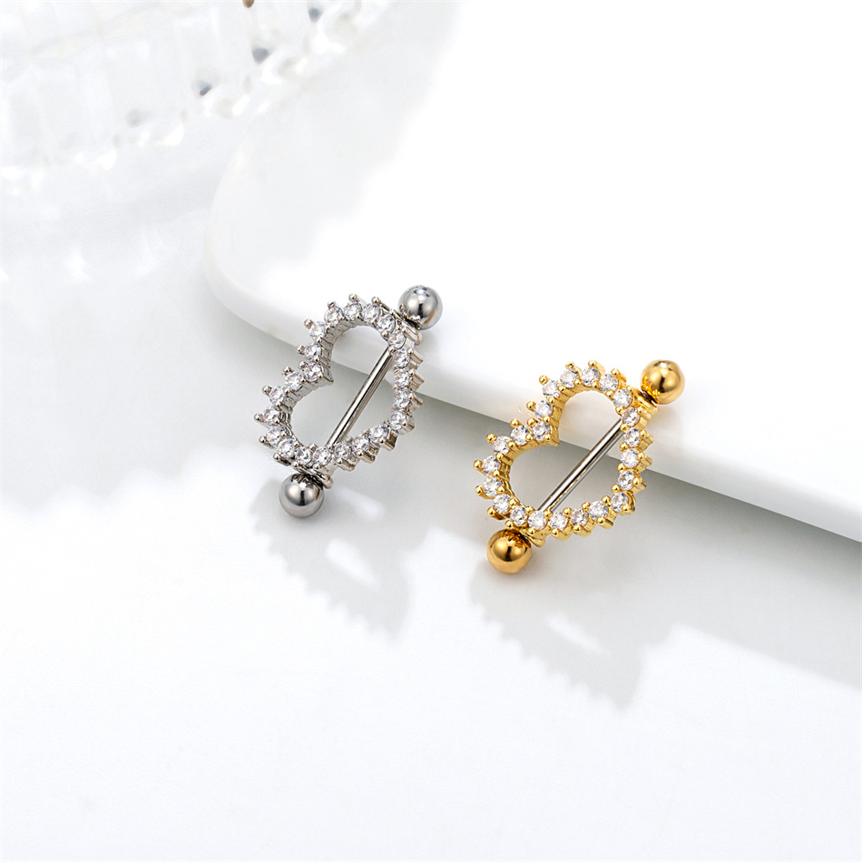 1 Pair Titanium Nipple Piercin - Body Jewelry Nipple Rings recensione e prezzo