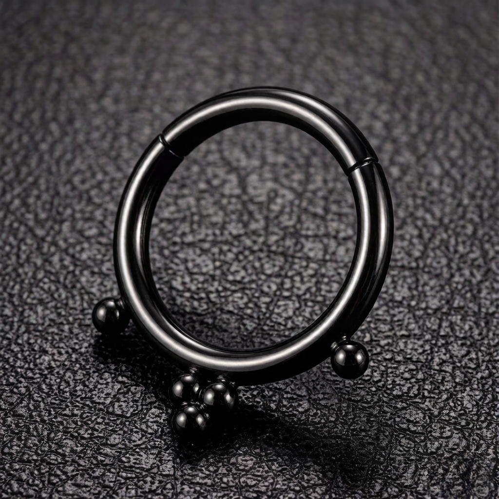 F136 Titanium 16G Septum Pierc - Clicker Ring Seamless recensione e prezzo