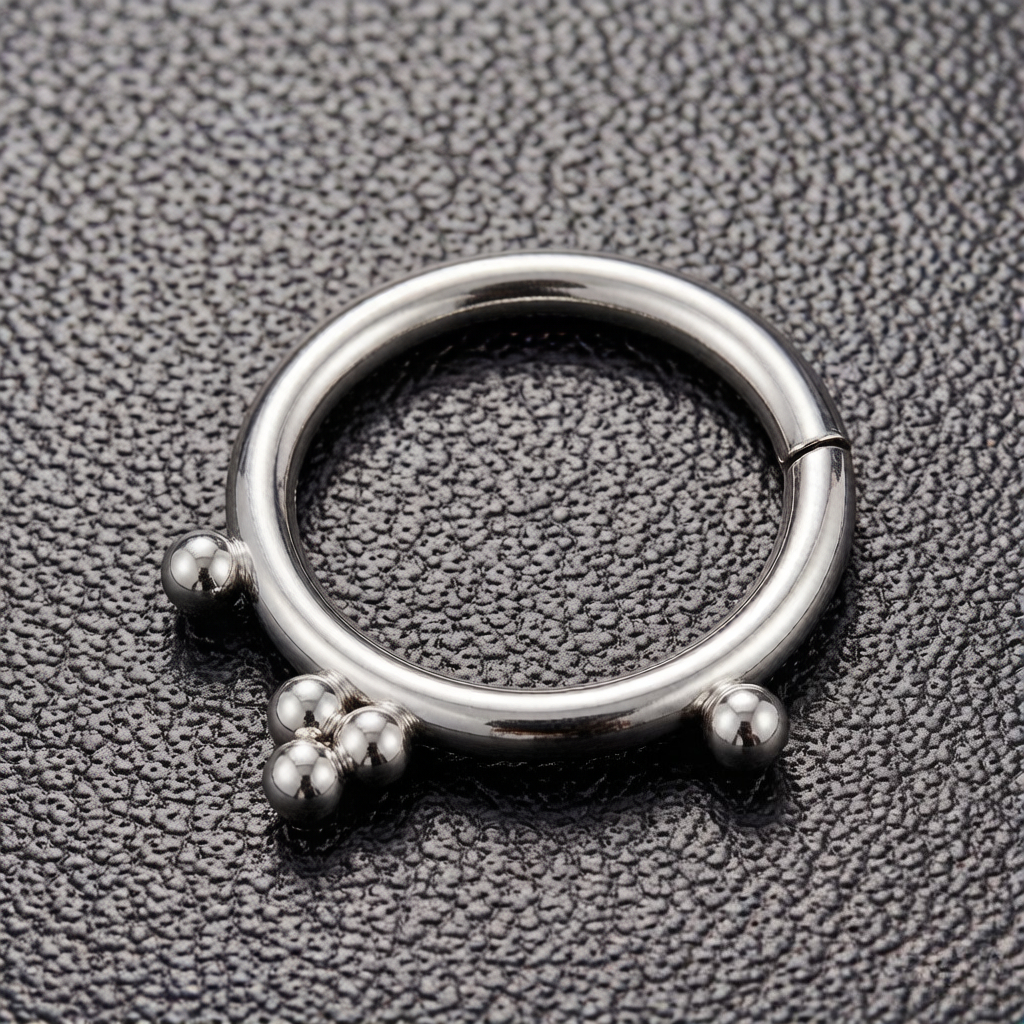F136 Titanium 16G Septum Pierc - Clicker Ring Seamless recensione e prezzo