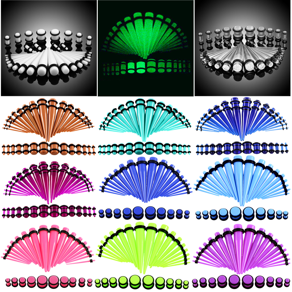36pcs/lot Acrylic Ear Gauge Ta - Body Jewelry Ear Plugs recensione e prezzo