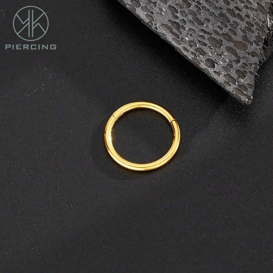 1pc 16G/18G/20G Titanium Golde - Clicker Ring Seamless recensione e prezzo