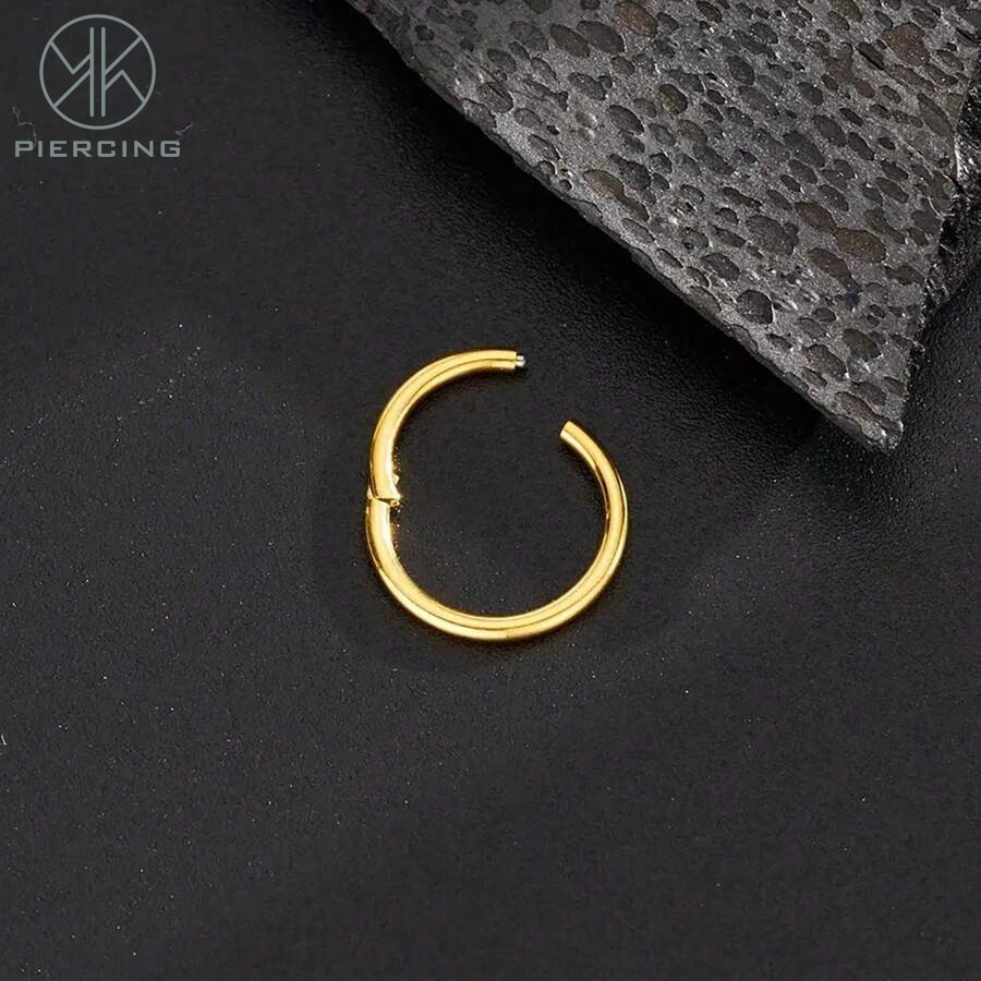 1pc 16G/18G/20G Titanium Golde - Clicker Ring Seamless recensione e prezzo