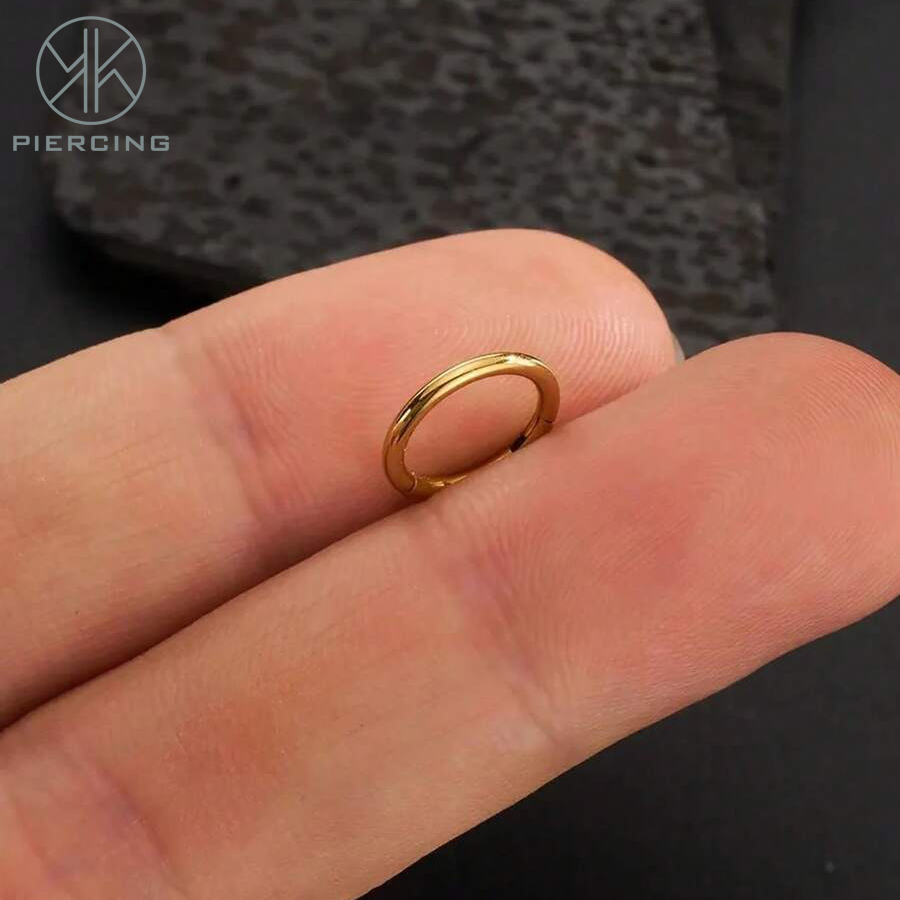 1pc 16G/18G/20G Titanium Golde - Clicker Ring Seamless recensione e prezzo