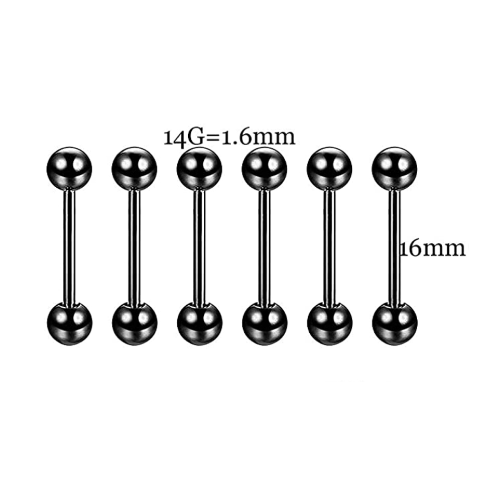 6 PCS Professional Piercing Ki - Body Jewelry Nipple Rings recensione e prezzo
