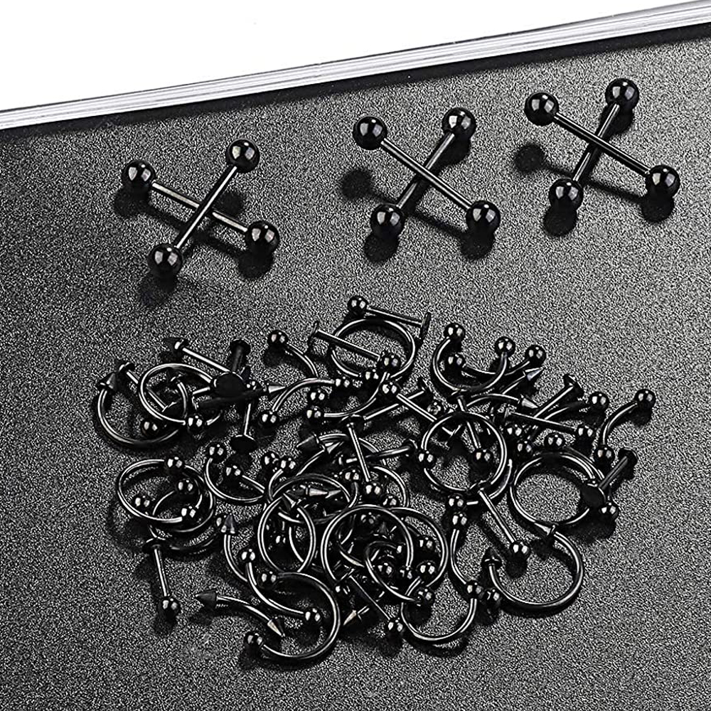 6 PCS Professional Piercing Ki - Body Jewelry Nipple Rings recensione e prezzo