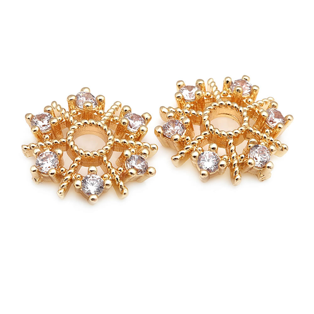 18K Gold Color Brass and Zirco - Body Jewelry High Quality recensione e prezzo