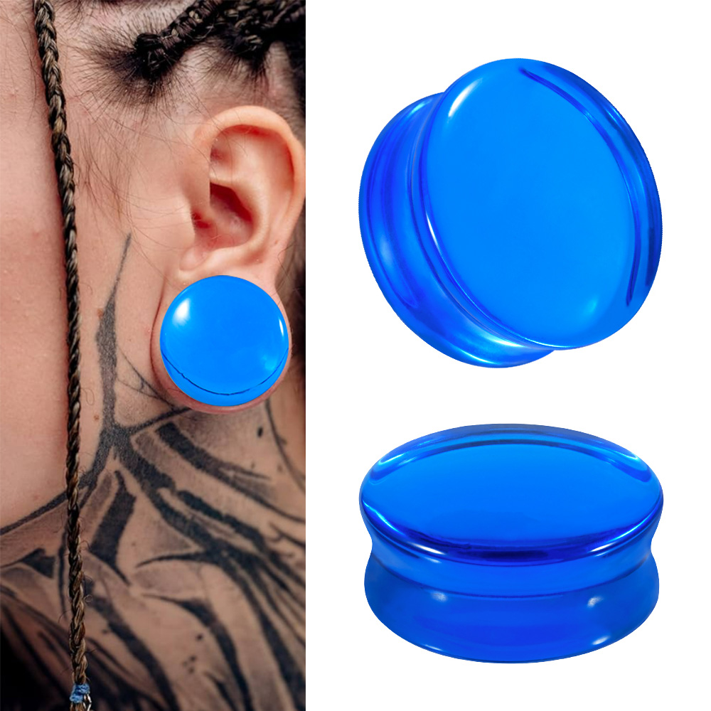 1/2/22PCS Glass&Stone Round Ea - Body Jewelry Ear Plugs recensione e prezzo
