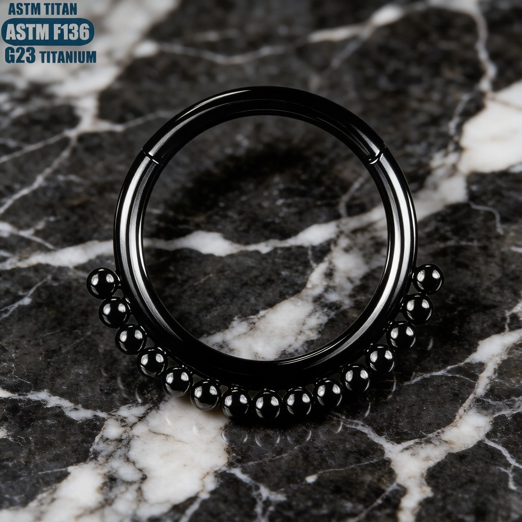 F136 16G Titanium Nose Ring wi - Clicker Ring Seamless recensione e prezzo