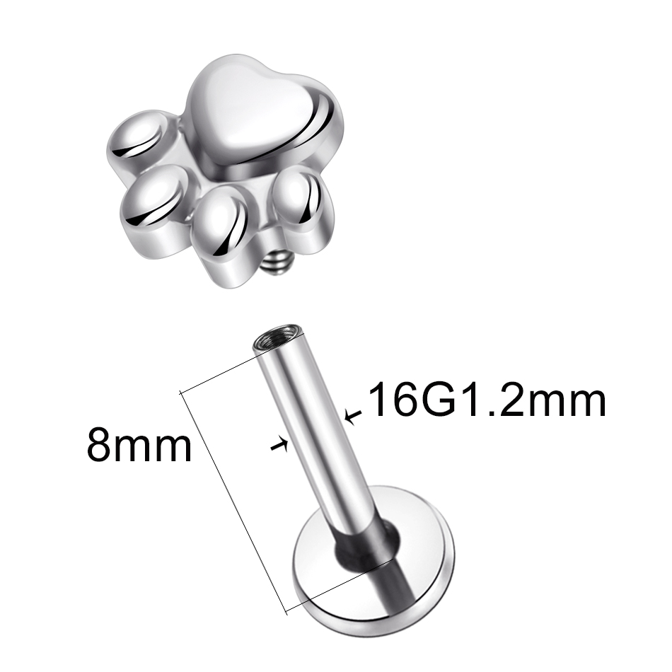 1pcs Implant Grade Titanium Pu - Body Jewelry Implant Grade Titanium recensione e prezzo