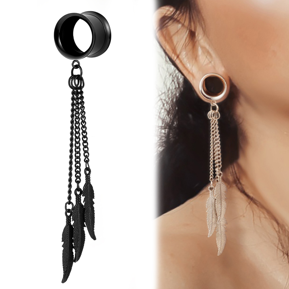 Osbourney 2PCS Stainless Steel - Body Jewelry Ear Plugs recensione e prezzo