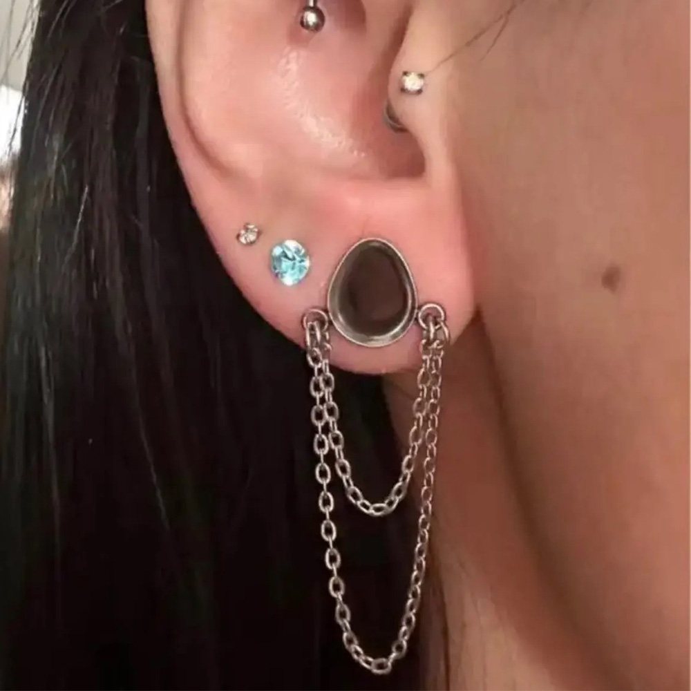 Osbourney 2PCS Stainless Steel - Body Jewelry Ear Plugs recensione e prezzo