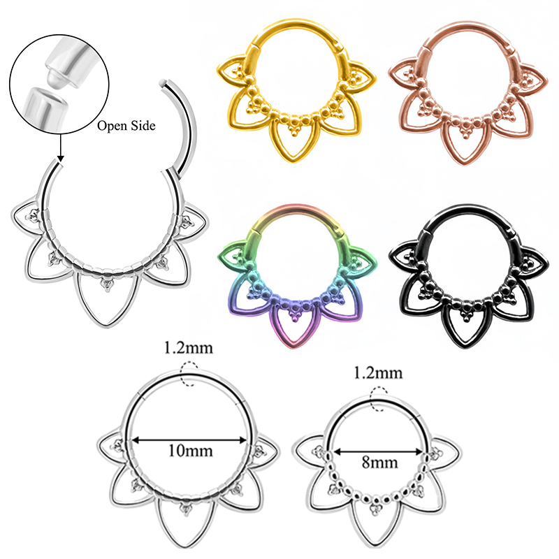 Stainless Steel Nose Ring Flow - Clicker Ring Seamless recensione e prezzo