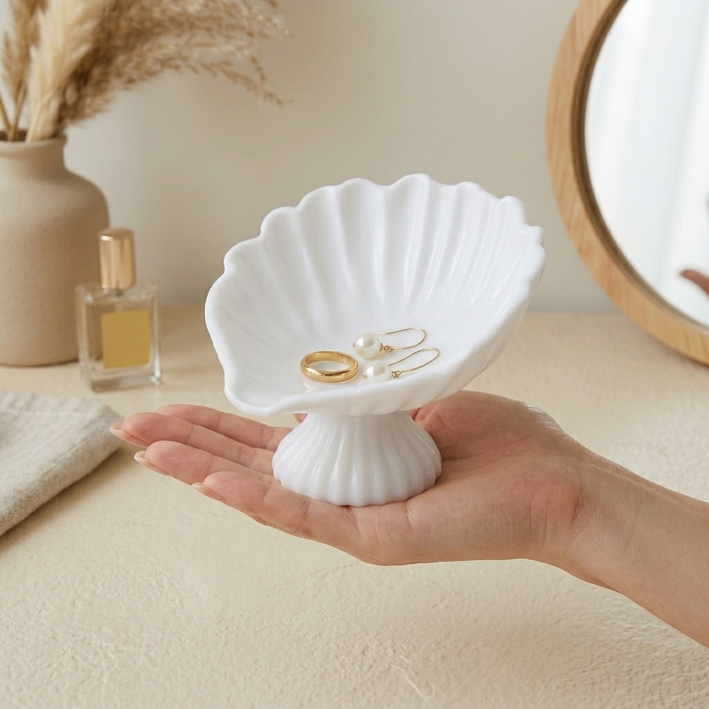 Seashell Jewelry Dish Trinket  - Body Jewelry Beach recensione e prezzo