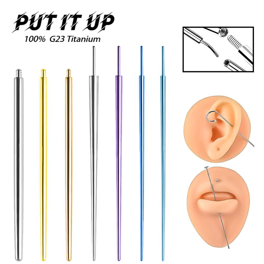 PUTITUP 10-Piece Set Of F136 T - Body Jewelry Implant Grade Titanium recensione e prezzo