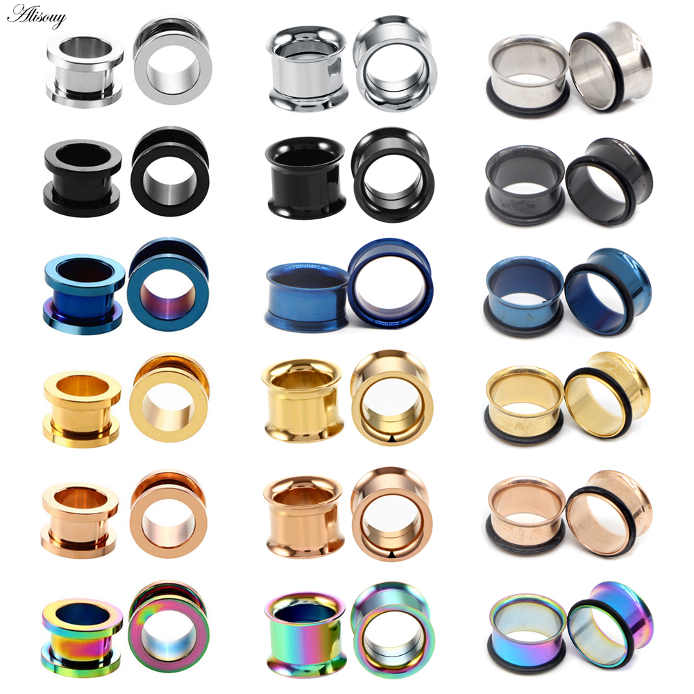 1pc 2mm-25mm Stainless Steel E - Body Jewelry Ear Plugs recensione e prezzo