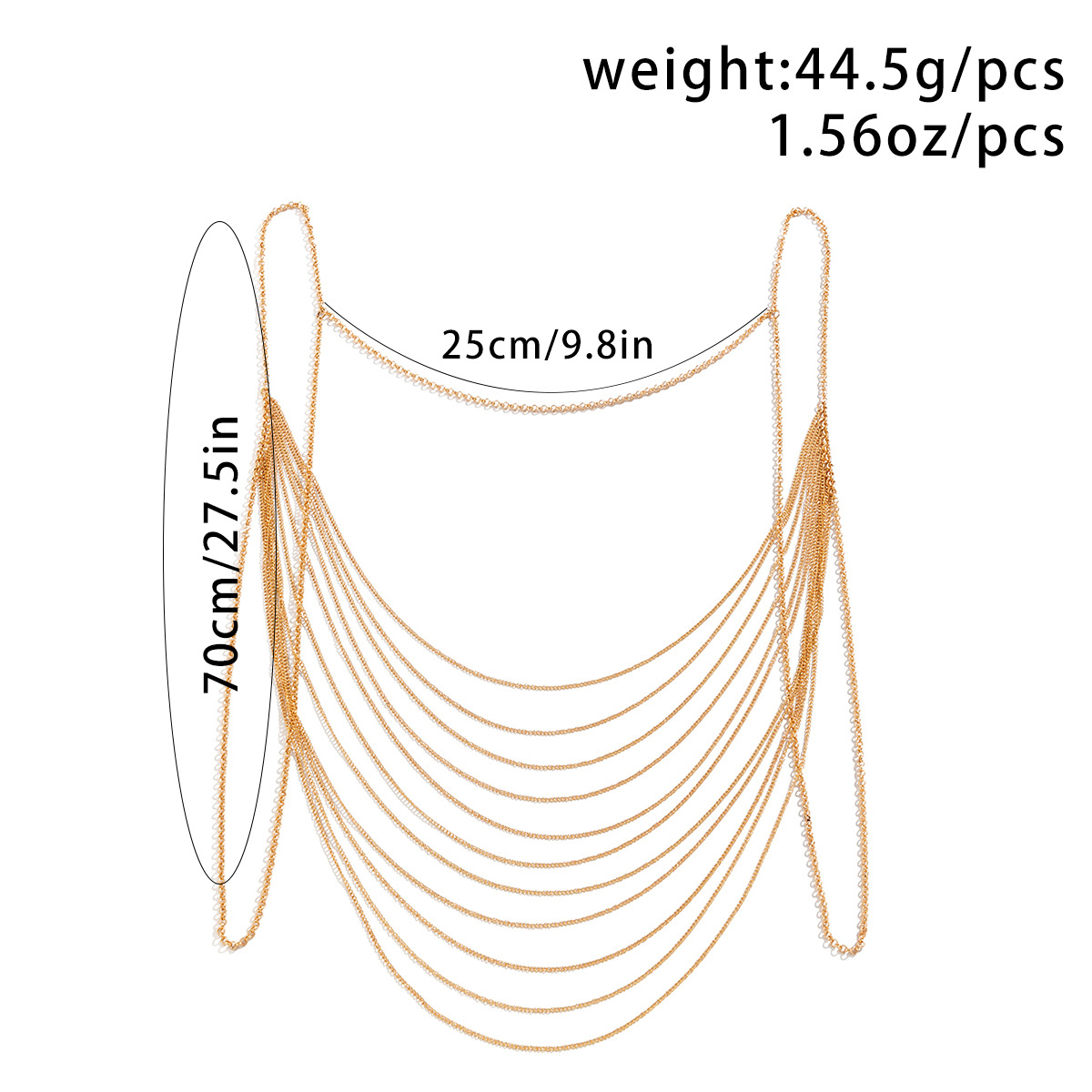 Classic Multi layered Tassel B - Body Jewelry Online recensione e prezzo