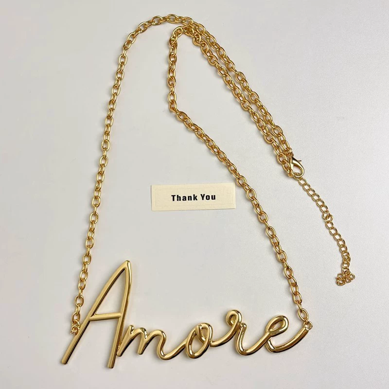 2025 New Retro Gold Letter Wai - Body Jewelry Beach recensione e prezzo