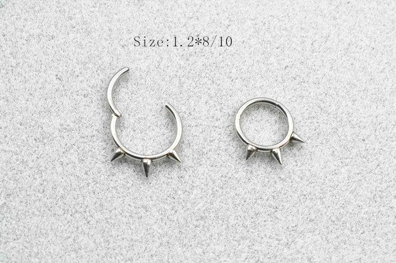 50pcs/Lot  Seamless Hinged Seg - Clicker Ring Seamless recensione e prezzo