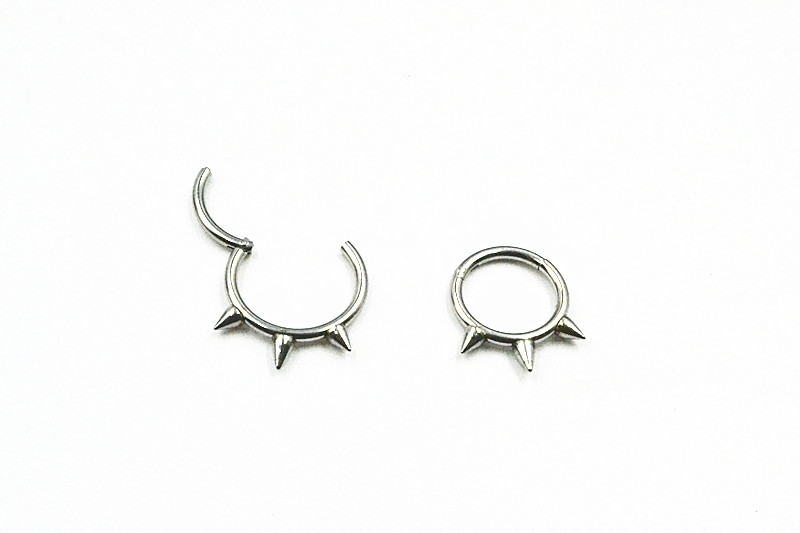 50pcs/Lot  Seamless Hinged Seg - Clicker Ring Seamless recensione e prezzo