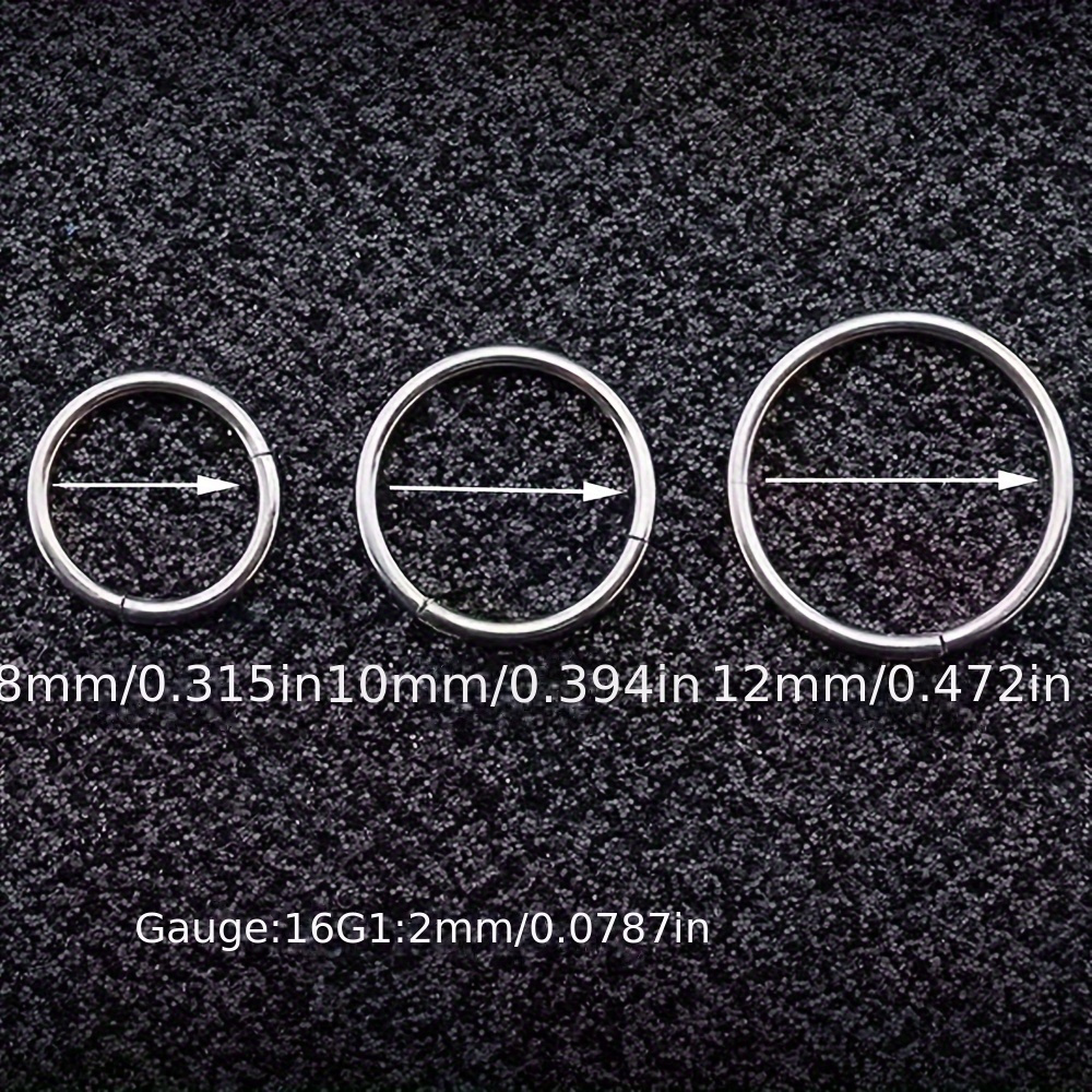 2pcs Seamless Stainless Steel  - Clicker Ring Seamless recensione e prezzo