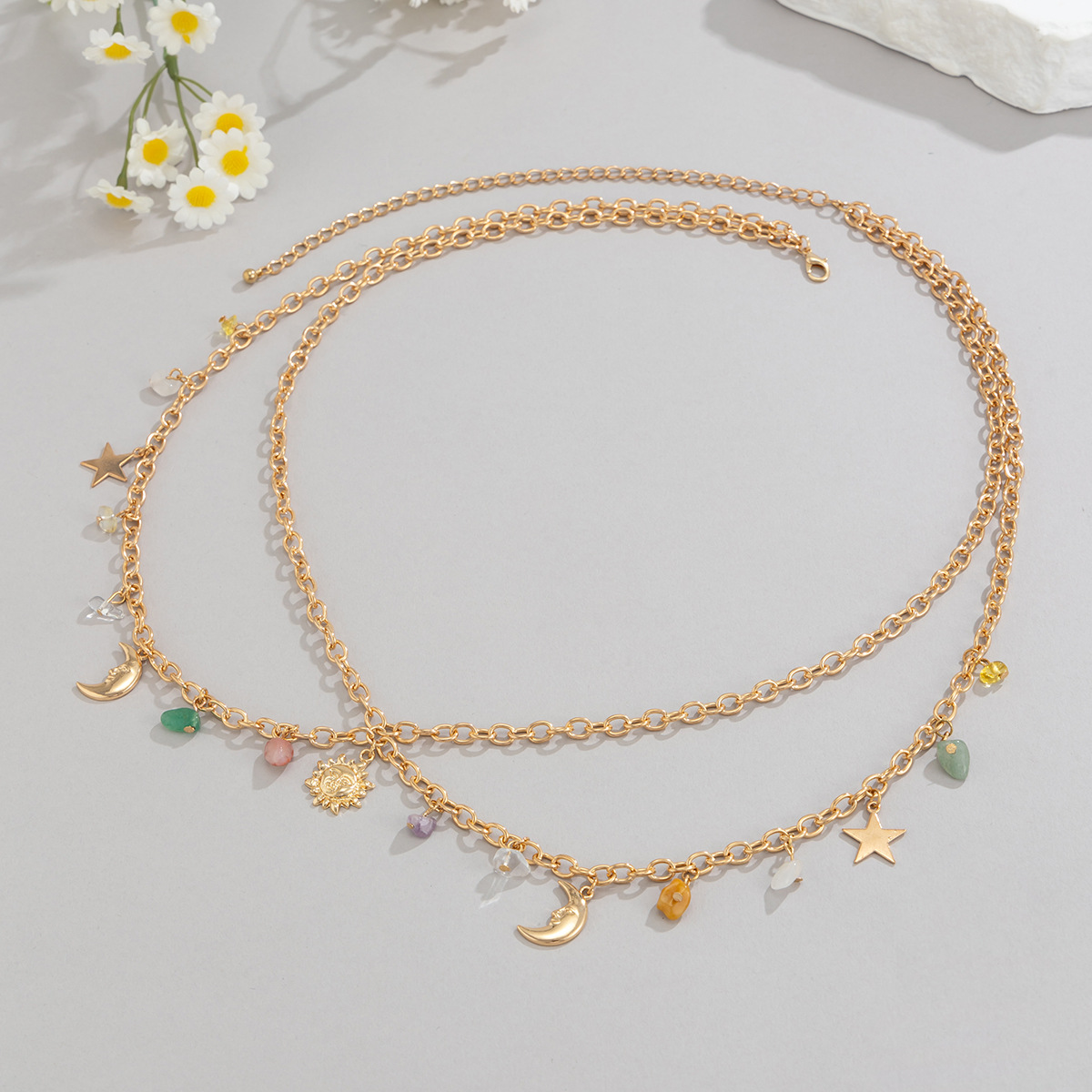 Boho Star Moon Sun Pendant Wai - Body Jewelry Beach recensione e prezzo