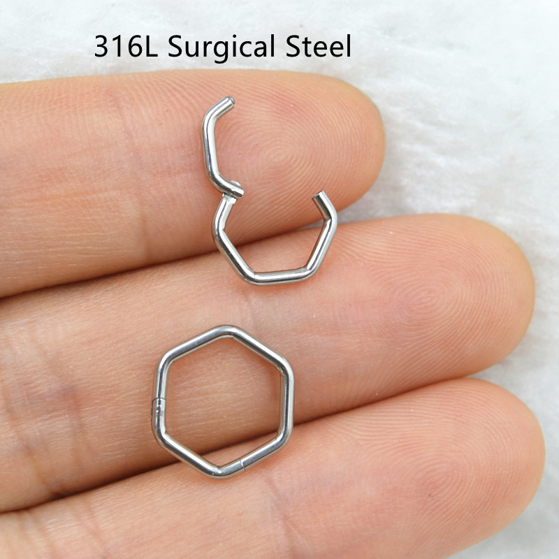 50pcs/Lot 316L Surgical Steel  - Clicker Ring Seamless recensione e prezzo