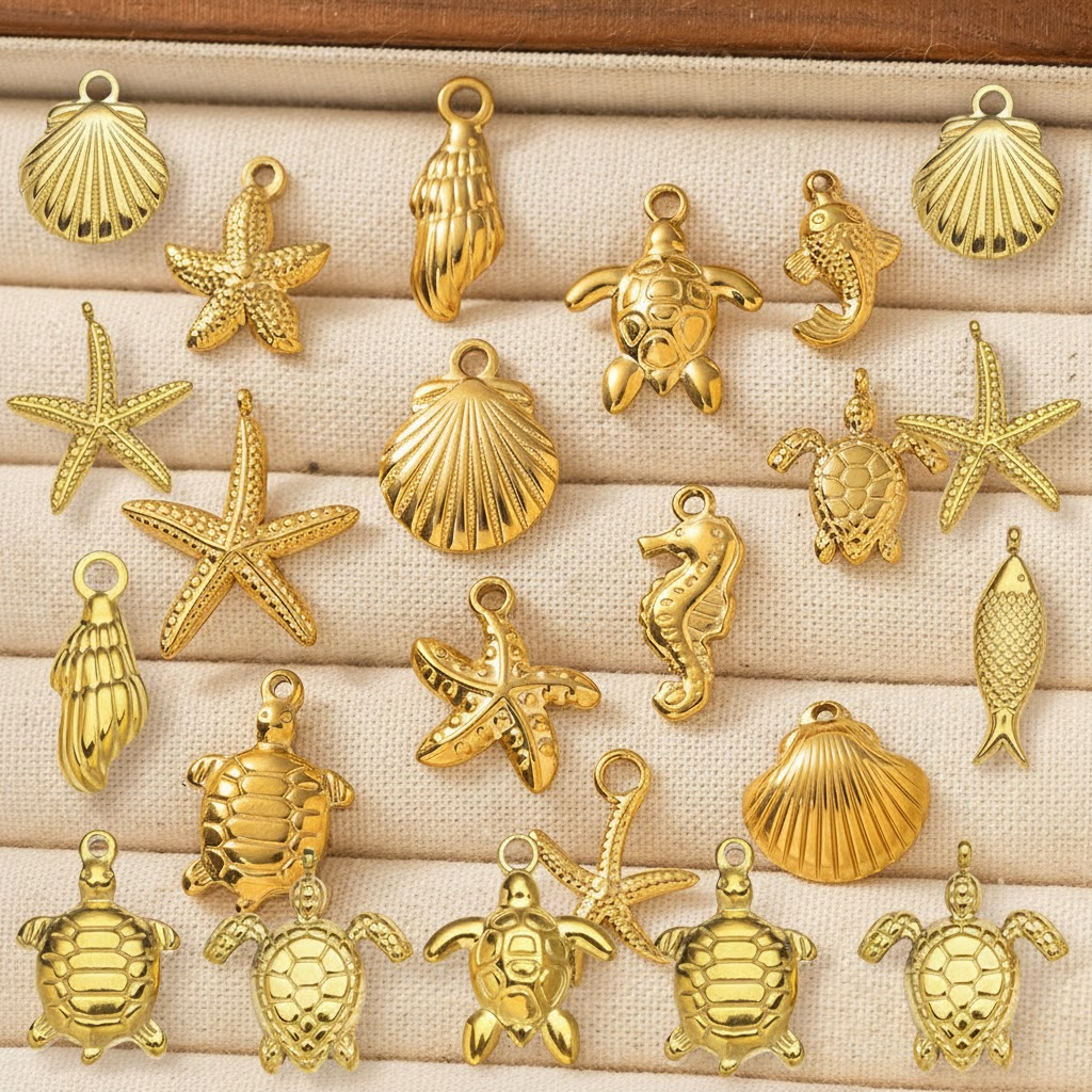 10pcs Stainless Steel Summer B - Body Jewelry Beach recensione e prezzo