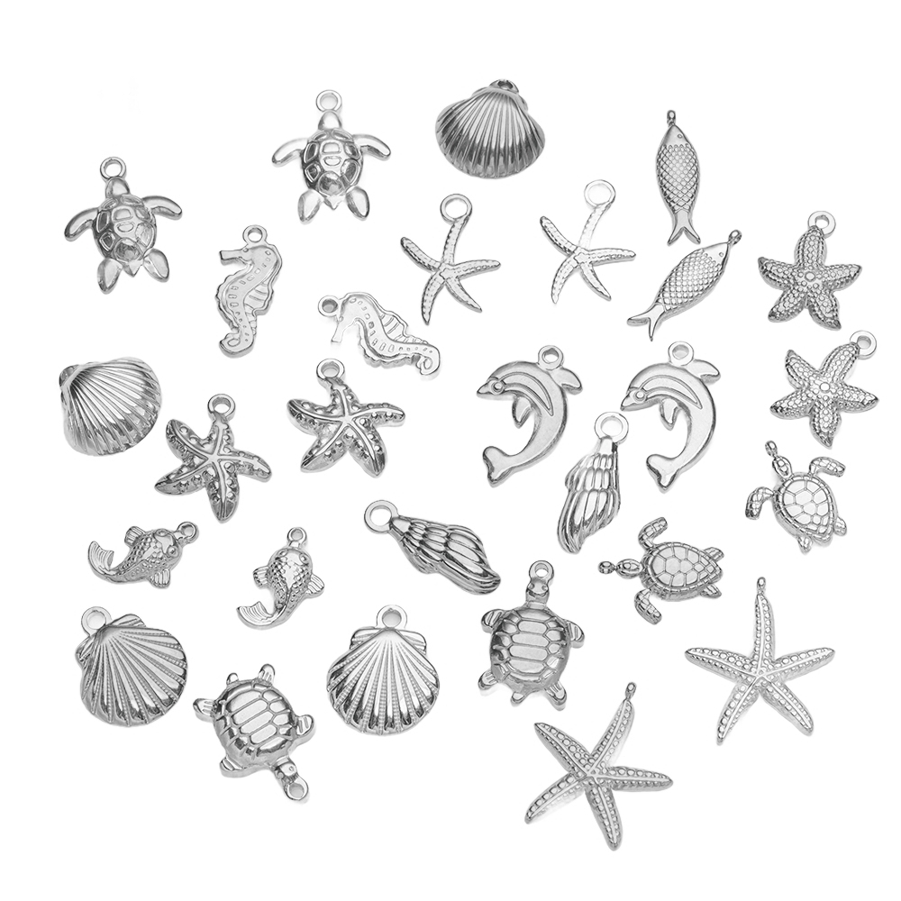 10pcs Stainless Steel Summer B - Body Jewelry Beach recensione e prezzo