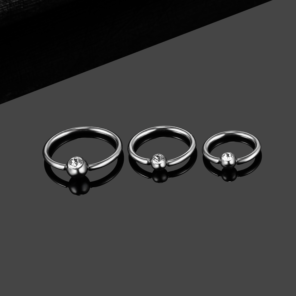 1PC Titanium CBR Piercings BCR - Body Jewelry Nipple Rings recensione e prezzo