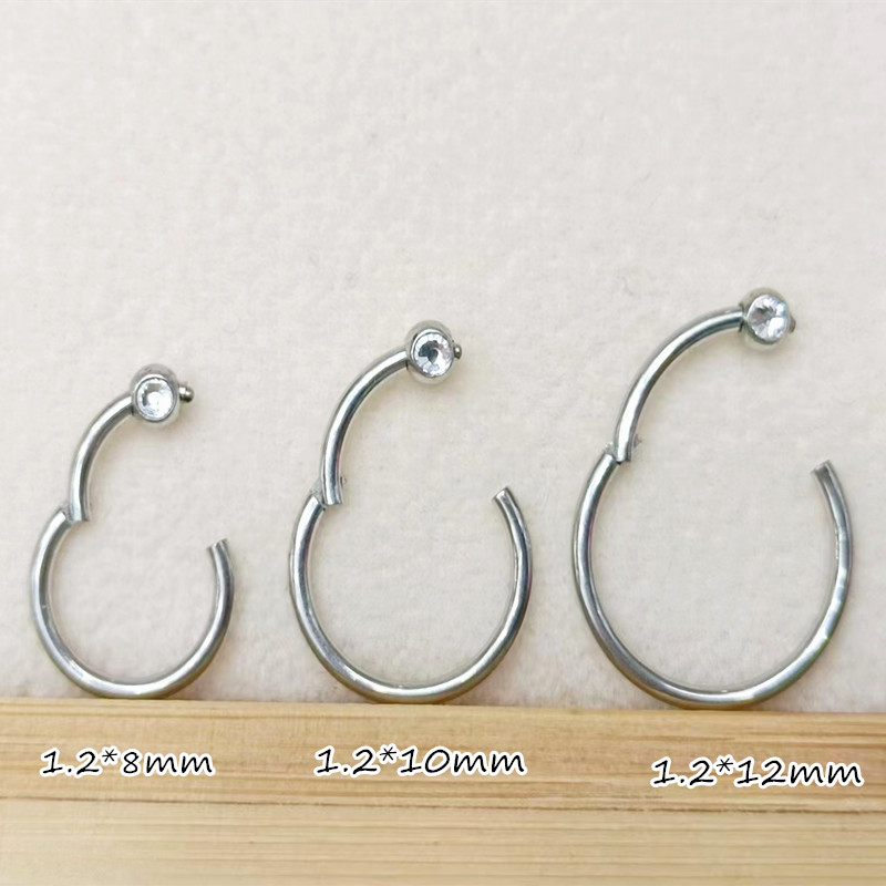50pcs/lot 316 Surgical Steel G - Clicker Ring Seamless recensione e prezzo