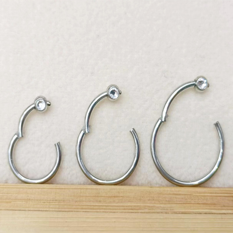 50pcs/lot 316 Surgical Steel G - Clicker Ring Seamless recensione e prezzo