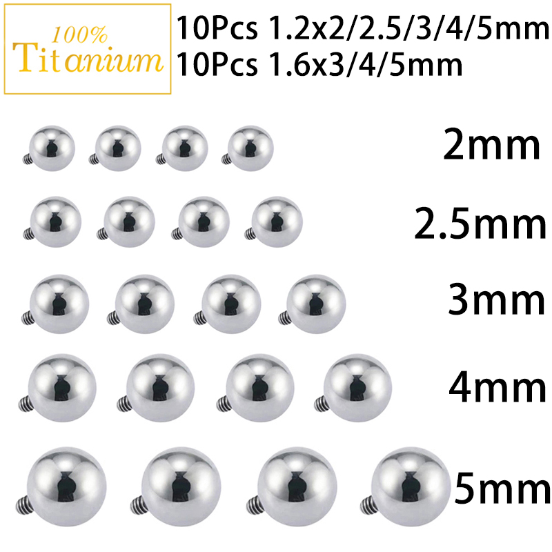 10Pc Implant Grade ASTM G23 Ti - Body Jewelry Implant Grade Titanium recensione e prezzo