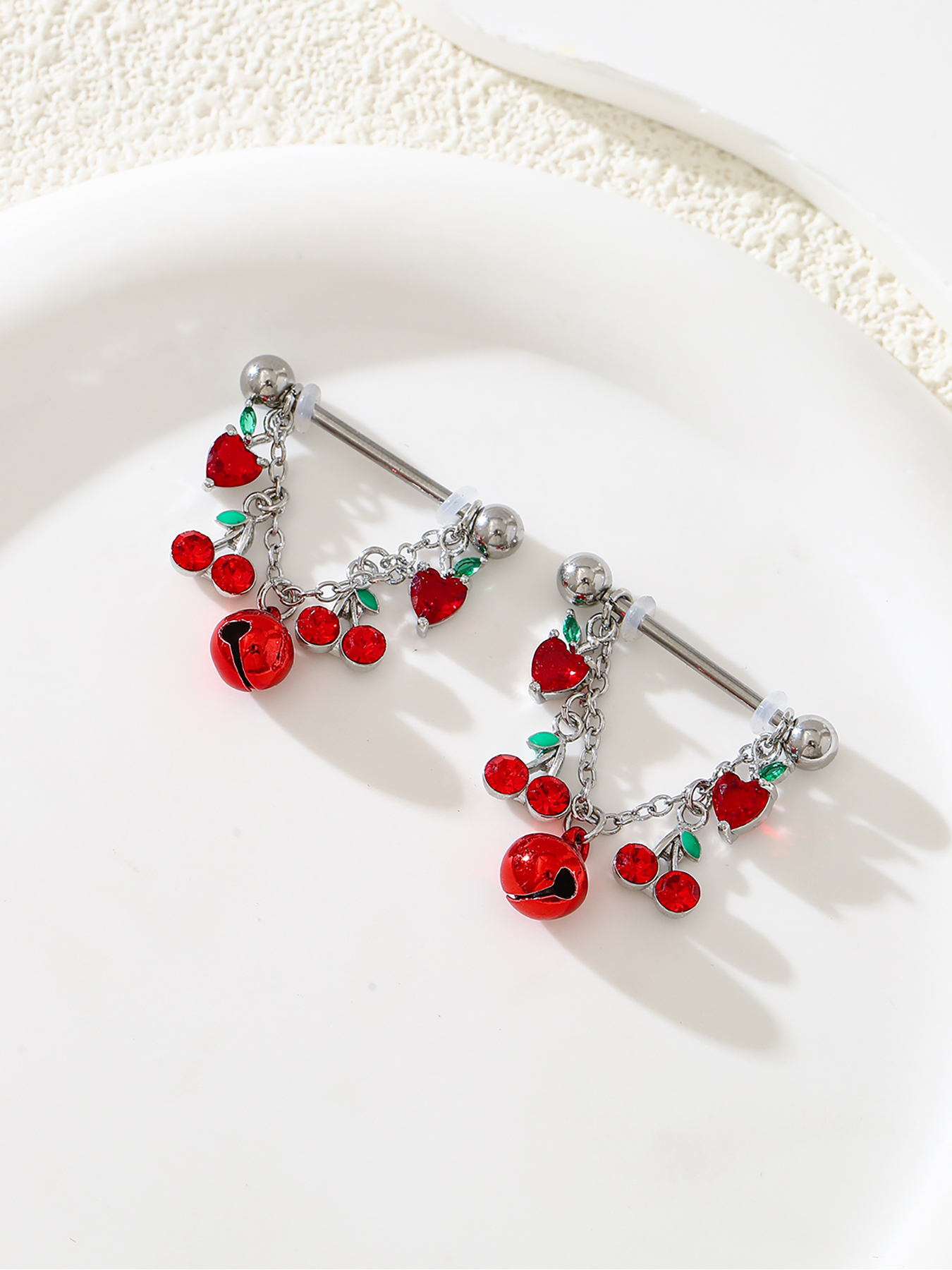 2pcs Fashionable And Cute Frui - Body Jewelry Nipple Rings recensione e prezzo