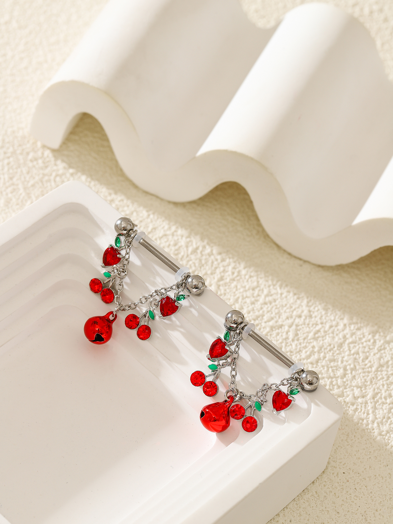 2pcs Fashionable And Cute Frui - Body Jewelry Nipple Rings recensione e prezzo