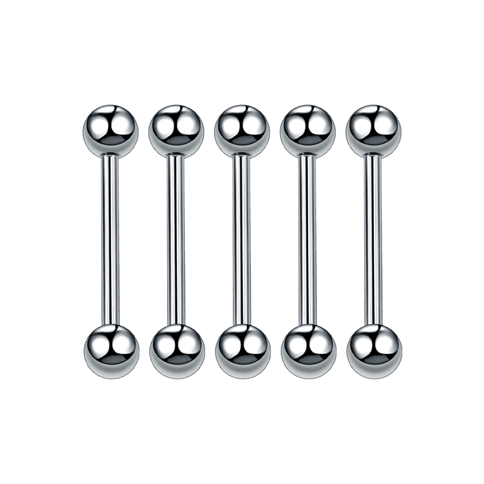 1/5PCS Titanium External Threa - Body Jewelry Nipple Rings recensione e prezzo
