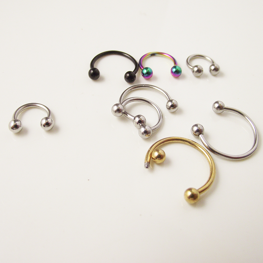 2pcs  0.8mm 1.2mm 20G 16G Ball - Body Jewelry Ear Plugs recensione e prezzo