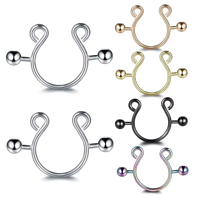 【SA】2Pcs Stainless Steel Nippl - Body Jewelry Nipple Rings recensione e prezzo