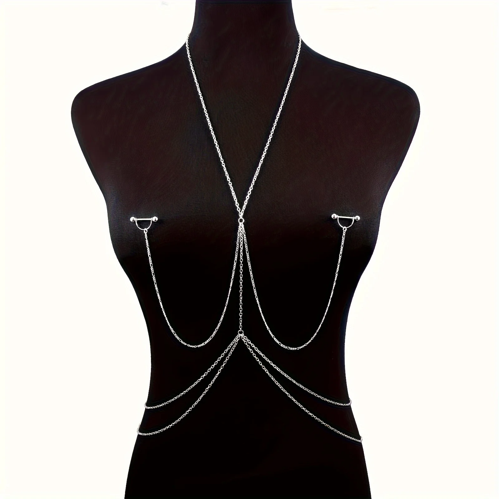 1pc  Elegant & Sexy Body Chain - Body Jewelry Nipple Rings recensione e prezzo