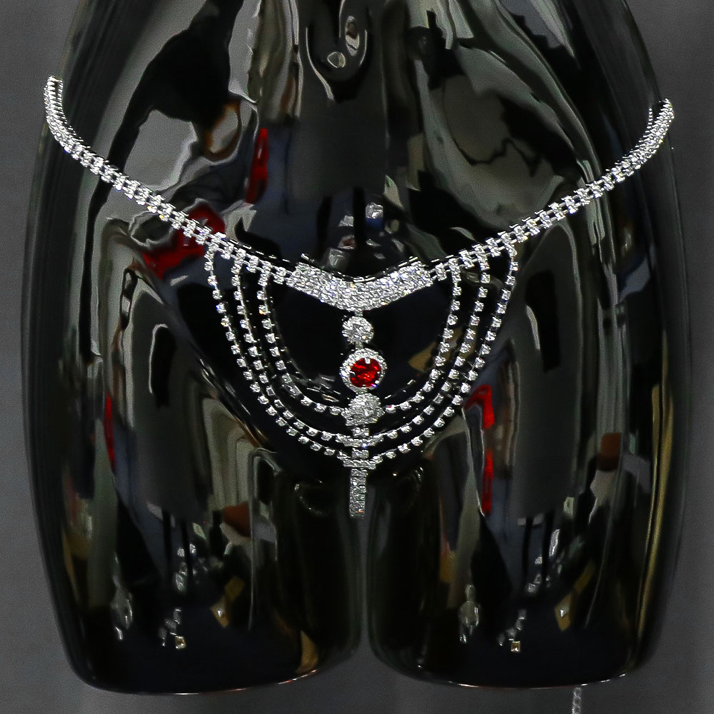 Crystal Rhinestone Body Chain  - Body Jewelry Online recensione e prezzo