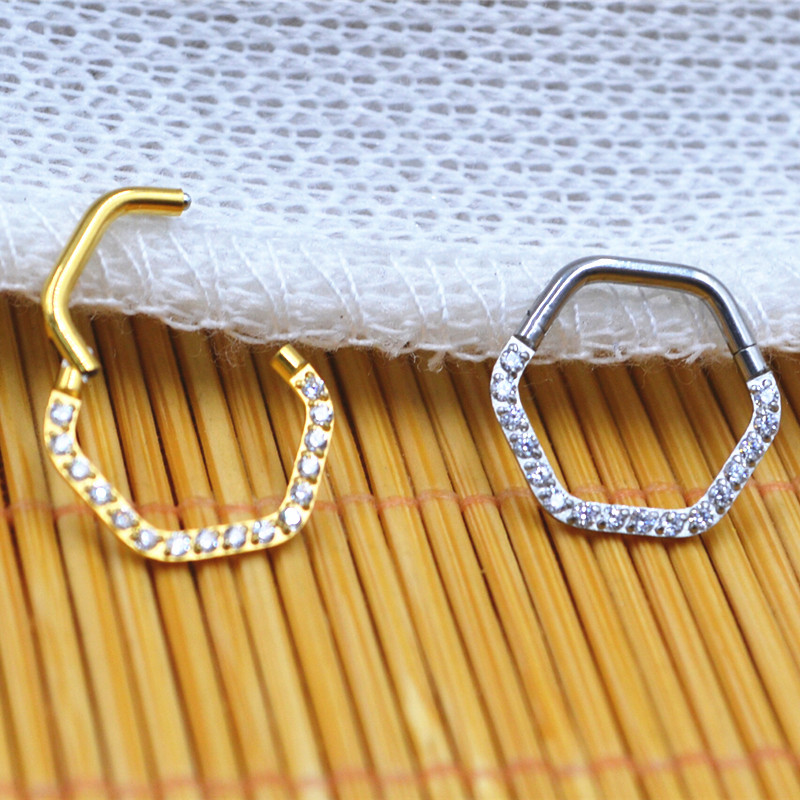 10pcs/Lot  316L Surgical Steel - Clicker Ring Seamless recensione e prezzo