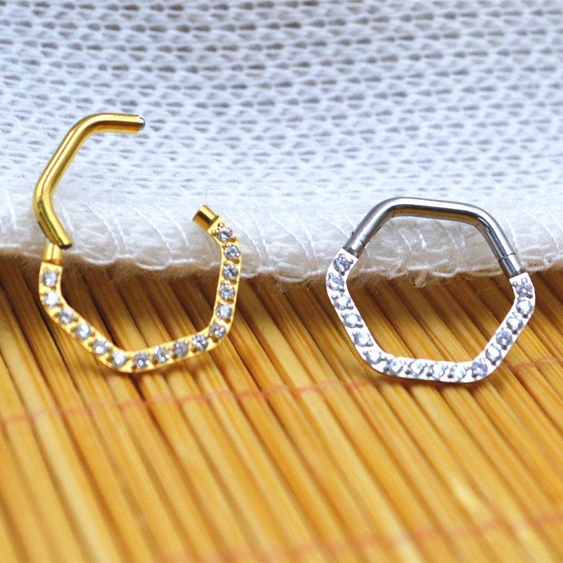 10pcs/Lot  316L Surgical Steel - Clicker Ring Seamless recensione e prezzo