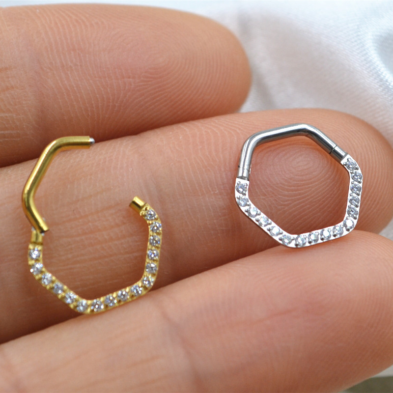 10pcs/Lot  316L Surgical Steel - Clicker Ring Seamless recensione e prezzo