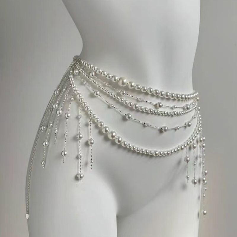 Ladies' Waist Chain Pearl Mult - Body Jewelry Brands recensione e prezzo