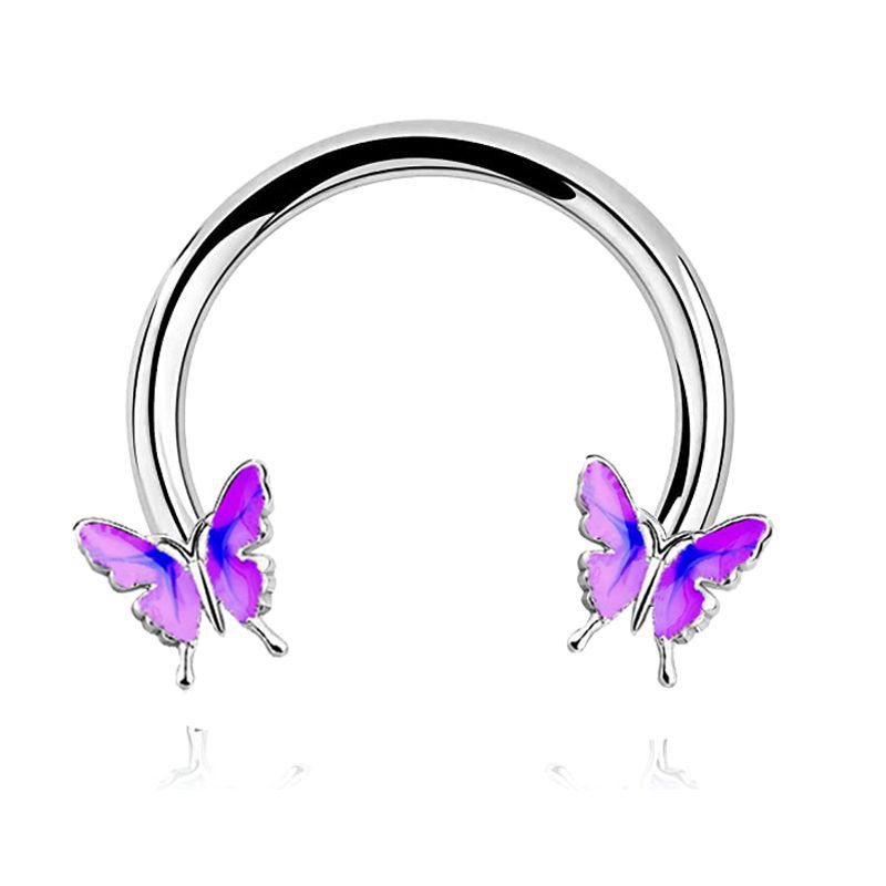 Fashion Pink Butterfly Stainle - Body Jewelry La recensione e prezzo
