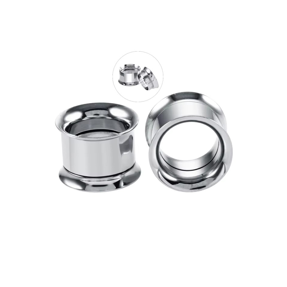 1Pair Stainless Steel Ear Plug - Body Jewelry Ear Plugs recensione e prezzo