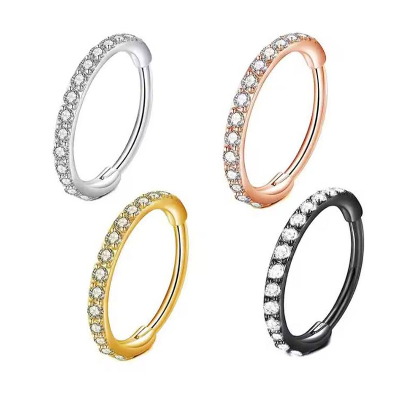 New Stainless Steel Nose Ring  - Clicker Ring Seamless recensione e prezzo