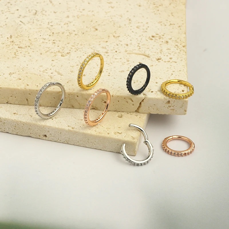 New Stainless Steel Nose Ring  - Clicker Ring Seamless recensione e prezzo