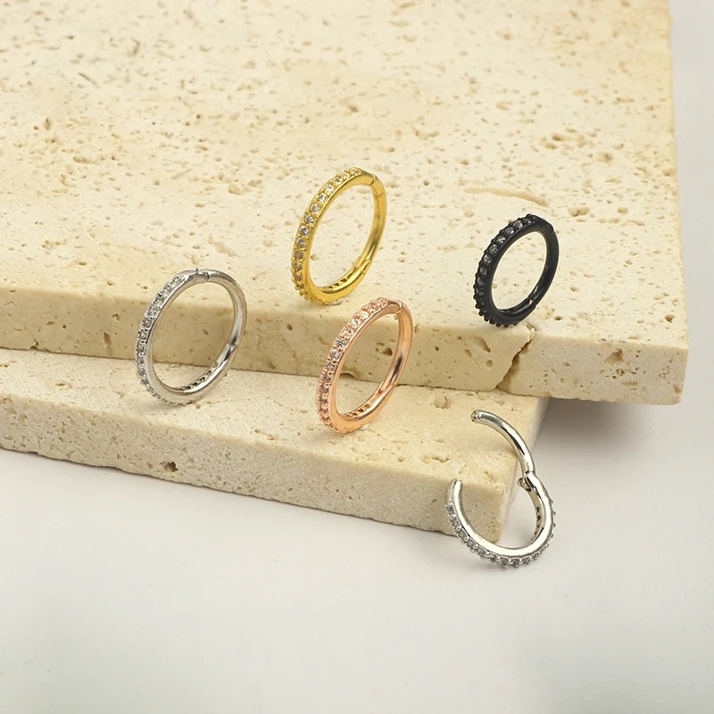 New Stainless Steel Nose Ring  - Clicker Ring Seamless recensione e prezzo